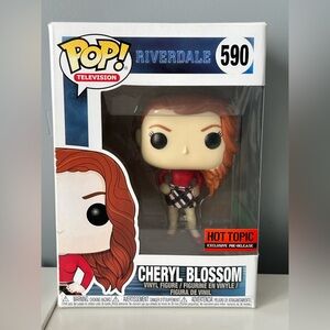 Hot Topic Pop! Vinyl Figure - Red Hair and Black Outfit